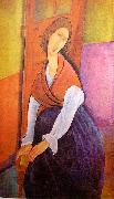 Amedeo Modigliani Portrait of Jeanne Hebuterne oil painting reproduction